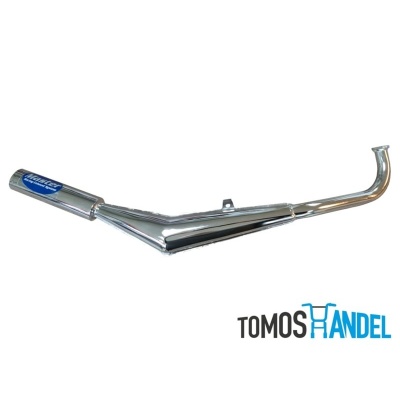 Master Racing uitlaat zwart / chroom Foto van Master Racing uitlaat zwart / chroom