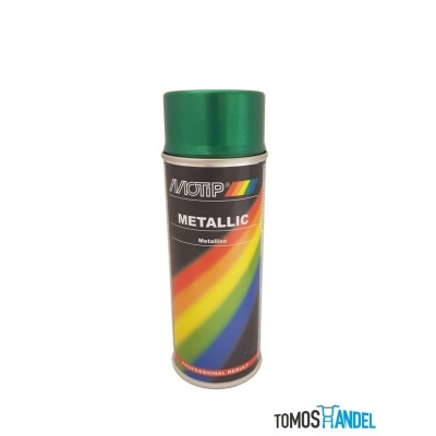 Foto van Motip spuitverf metallic groen 400mL