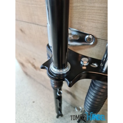 Voorvork chroom met gemonteerd lager en lagerset