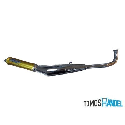 Biturbo uitlaat A35 chroom Foto van Biturbo uitlaat A35 chroom