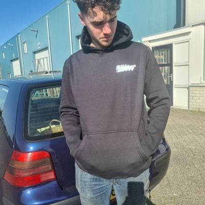 Foto van Tomos Hoodie wheelie met tekst - Gas op die Krukas!