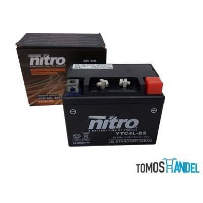 Accu 12V 4A Nitro Foto van Accu 12V 4A Nitro