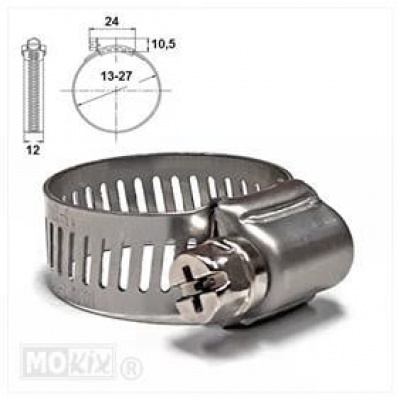 Foto van Slangklem 12mm 13x27 universeel