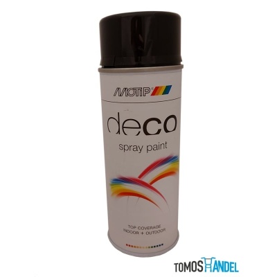 Foto van Motip spuitverf diepzwart zwart