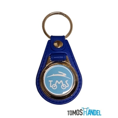 Sleutelhanger Tomos blauw Foto van Sleutelhanger Tomos blauw