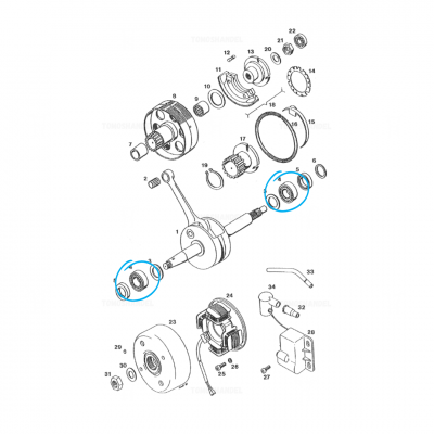Krukaslager NKE 6203 C3