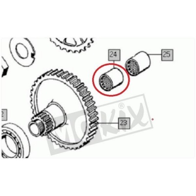 Naaldlager 16x20.7x14.1 voor in aandrijftandwiel Naaldlager 16x20.7x14.1 voor in aandrijftandwiel