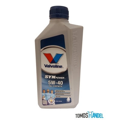 Foto van Valvoline 5W40 full synth olie (niet voor Tomos)