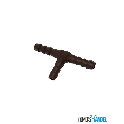 T-stuk adapter benzineslang 6mm Foto van T-stuk adapter benzineslang 6mm