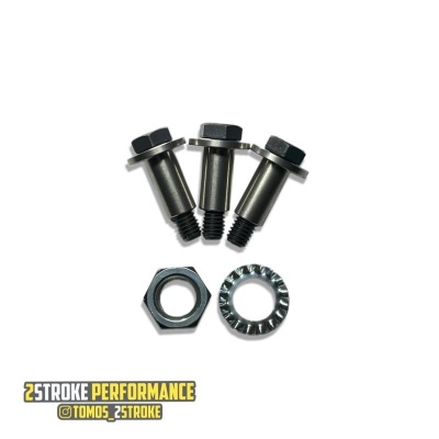 Veer geleiders RVS + moer en ring 2SP koppeling Foto van Veer geleiders RVS + moer en ring 2SP koppeling