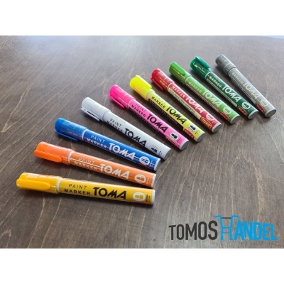 Lakstift / bandenstift verschillende kleuren - Roze Foto van Lakstift / bandenstift verschillende kleuren - Roze