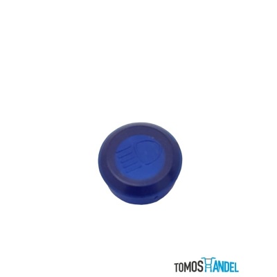 Controle glaasje blauw Foto van Controle glaasje blauw