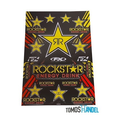 Stickerset Rockstar Energy groot Foto van Stickerset Rockstar Energy groot
