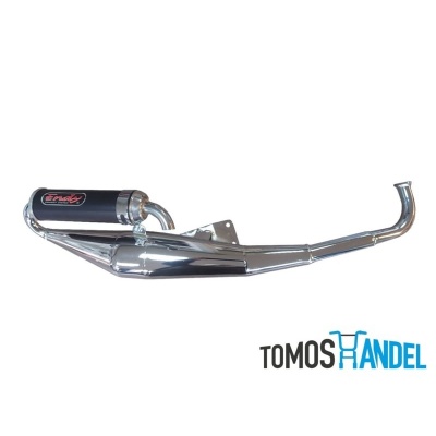 Endy teruloop uitlaat E2 chroom Foto van Endy teruloop uitlaat E2 chroom