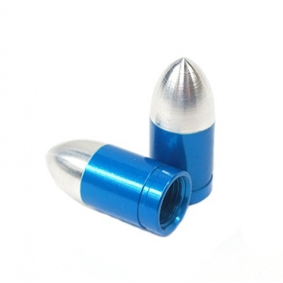 Ventieldopjes Bullet verschillende kleuren - Blauw