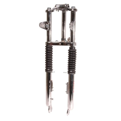 Voorvork chroom met gemonteerd lager en lagerset Foto van Voorvork chroom met gemonteerd lager en lagerset