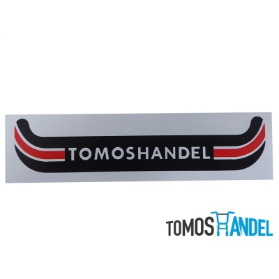 Sticker kentekenplaathouder Tomoshandel breed model classic