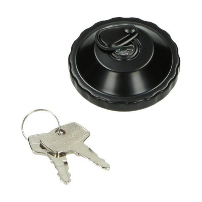 Tankdop met slot zwart Foto van Tankdop met slot zwart
