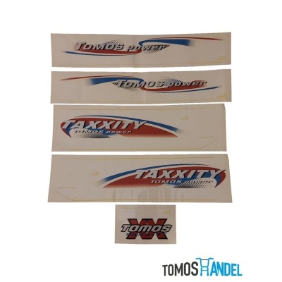 Stickerset Tomos Taxxity A35 Foto van Stickerset Tomos Taxxity A35