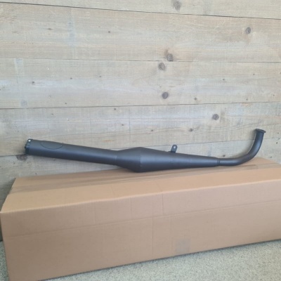 Tomos bullet p4 uitlaat zwart A35 race EVO-1 Tomos bullet p4 uitlaat zwart A35 race EVO-1