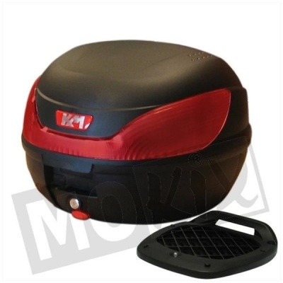 Topkoffer / helmkoffer KXM 32L zwart Foto van Topkoffer / helmkoffer KXM 32L zwart