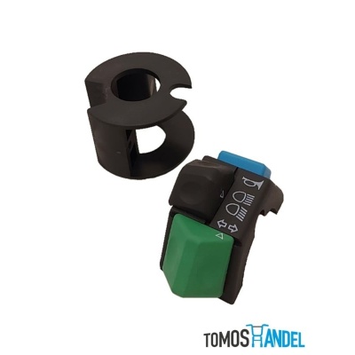 Schakelaar E-start / Quadro links Foto van Schakelaar E-start / Quadro links