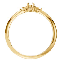 Afbeelding van Orchid 14K Yellow 5x3 mm Oval Seven Stone-Style Ring Mounting