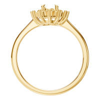 Afbeelding van Quince 14K Yellow 7x5 mm Oval Halo-Style Ring Mounting