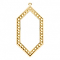 Afbeelding van Euthalia 18K Yellow 1.40-1.50 mm Round Pave-Style Pendant Mounting