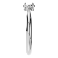 Afbeelding van Orchid 14K White 5x3 mm Oval Seven Stone-Style Ring Mounting