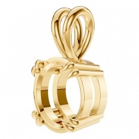Afbeelding van Tulip 14K Yellow 8.10 mm Round Solitaire-Style Pendant Mounting