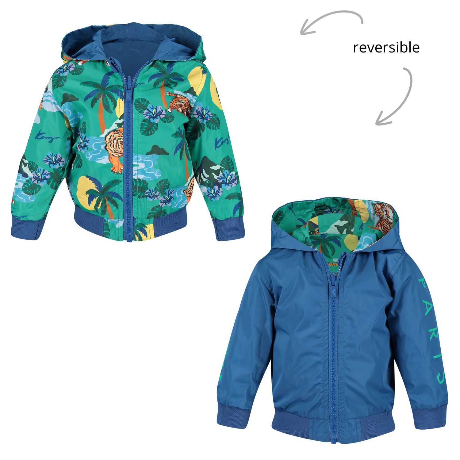 Kenzo Kn42507 Babyjas Blauw kenzo kopen in de aanbieding