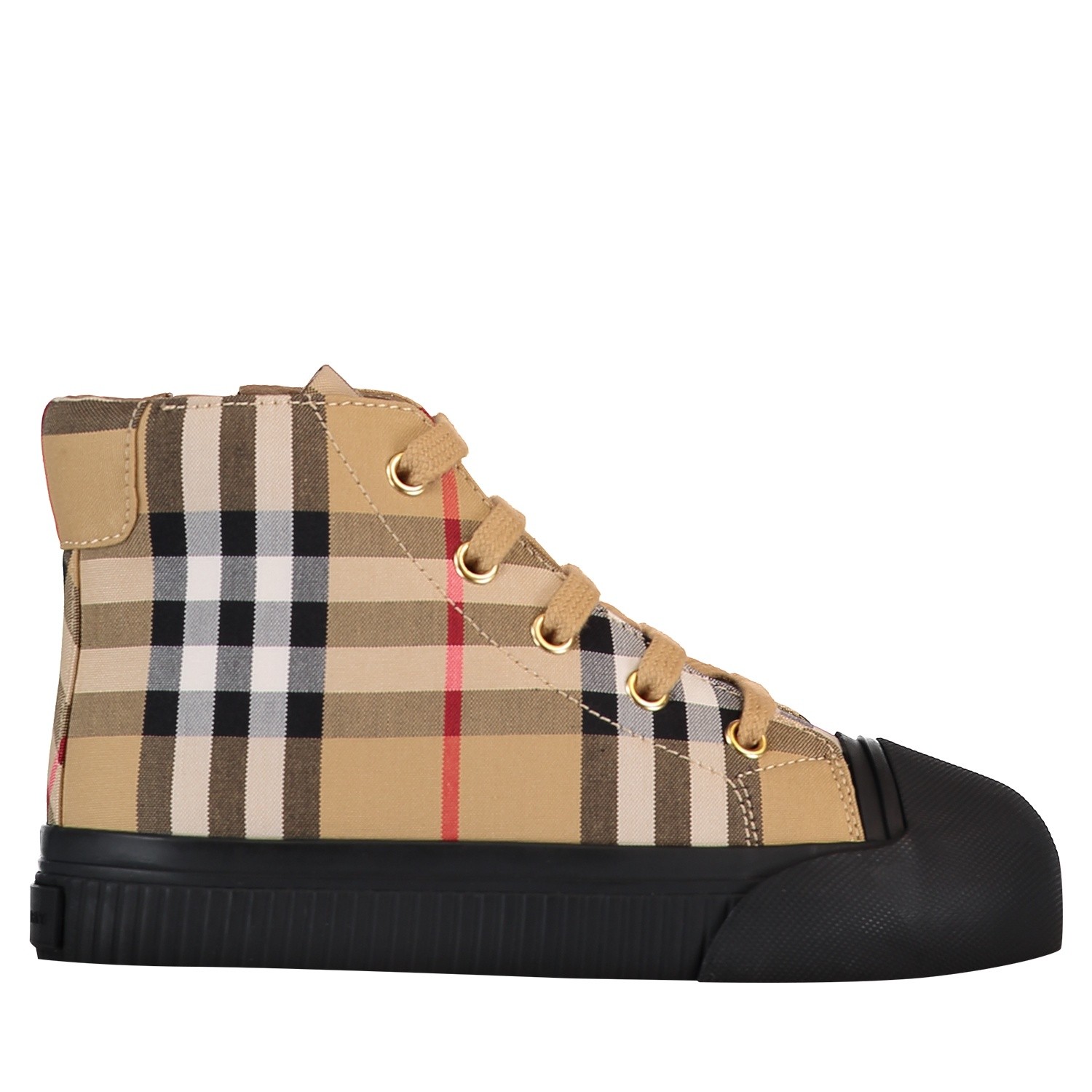 Burberry 4076315 Kindersneakers Zwart burberry kopen in de aanbieding