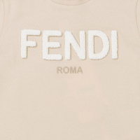 Afbeelding van Fendi BUI059 ST8 baby t-shirt beige