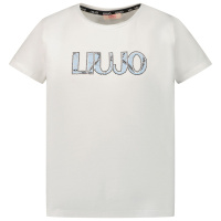 Afbeelding van Liu Jo GA3040 kinder t-shirt wit