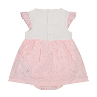 Afbeelding van Guess S3GG03 JI300 babyjurkje wit/roze