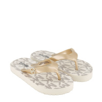 Afbeelding van Michael Kors MK100675 kinderslippers off white