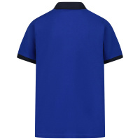 Afbeelding van Moncler 8A00008 8496W kinder polo cobalt blauw
