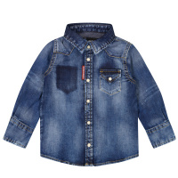 Afbeelding van Dsquared2 DQ1550 baby blouse blauw