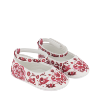 Afbeelding van Dolce & Gabbana DK0065 AC513 babysneakers wit/roze
