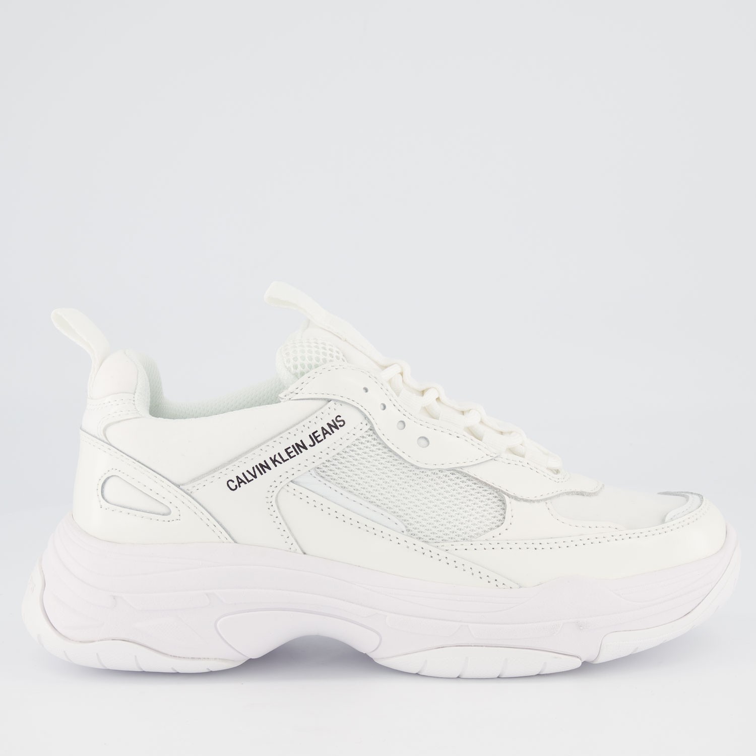 Calvin Klein Maya Dames Sneakers Wit calvin klein kopen in de aanbieding