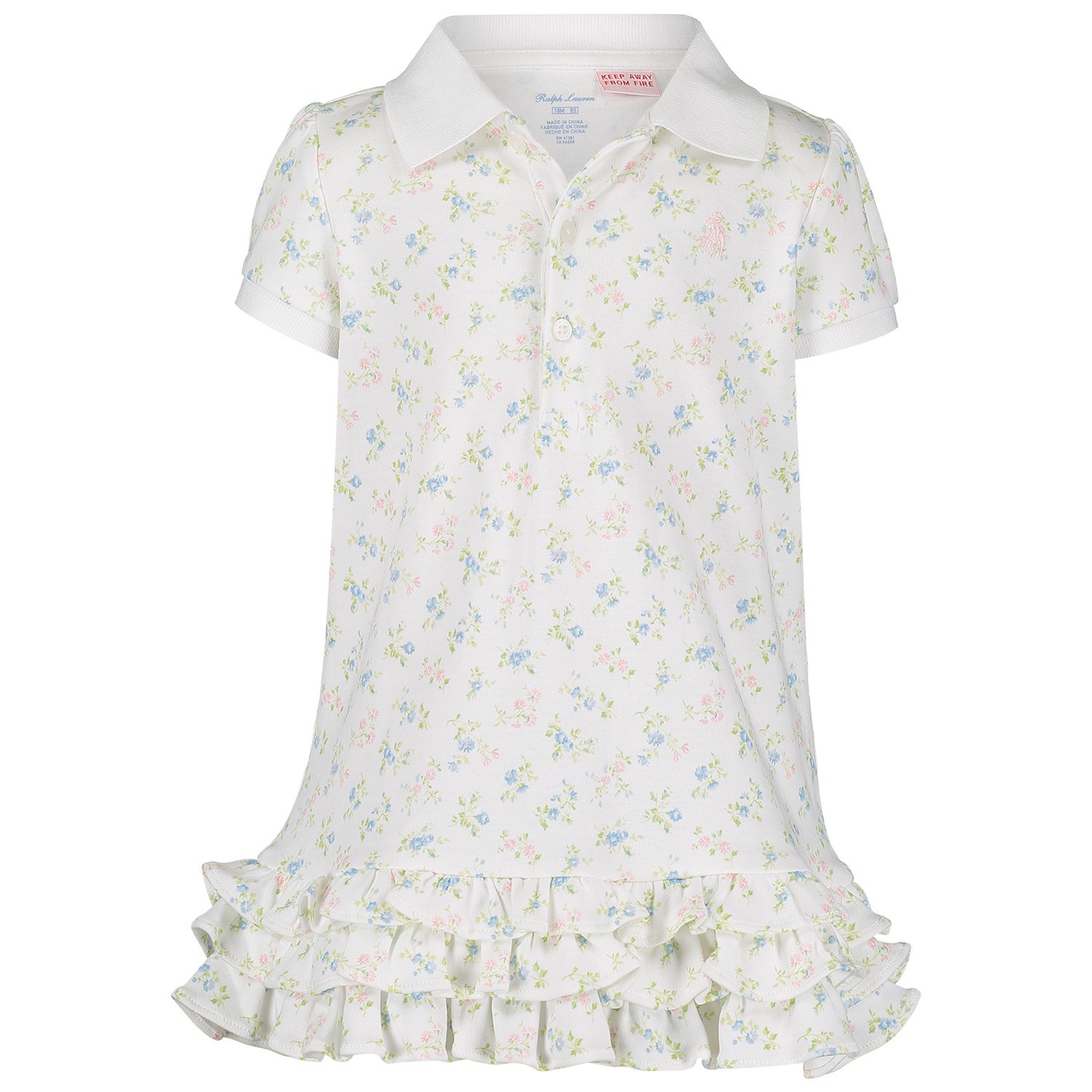 Ralph Lauren 734890 Babyjurkje Wit ralph lauren kopen in de aanbieding