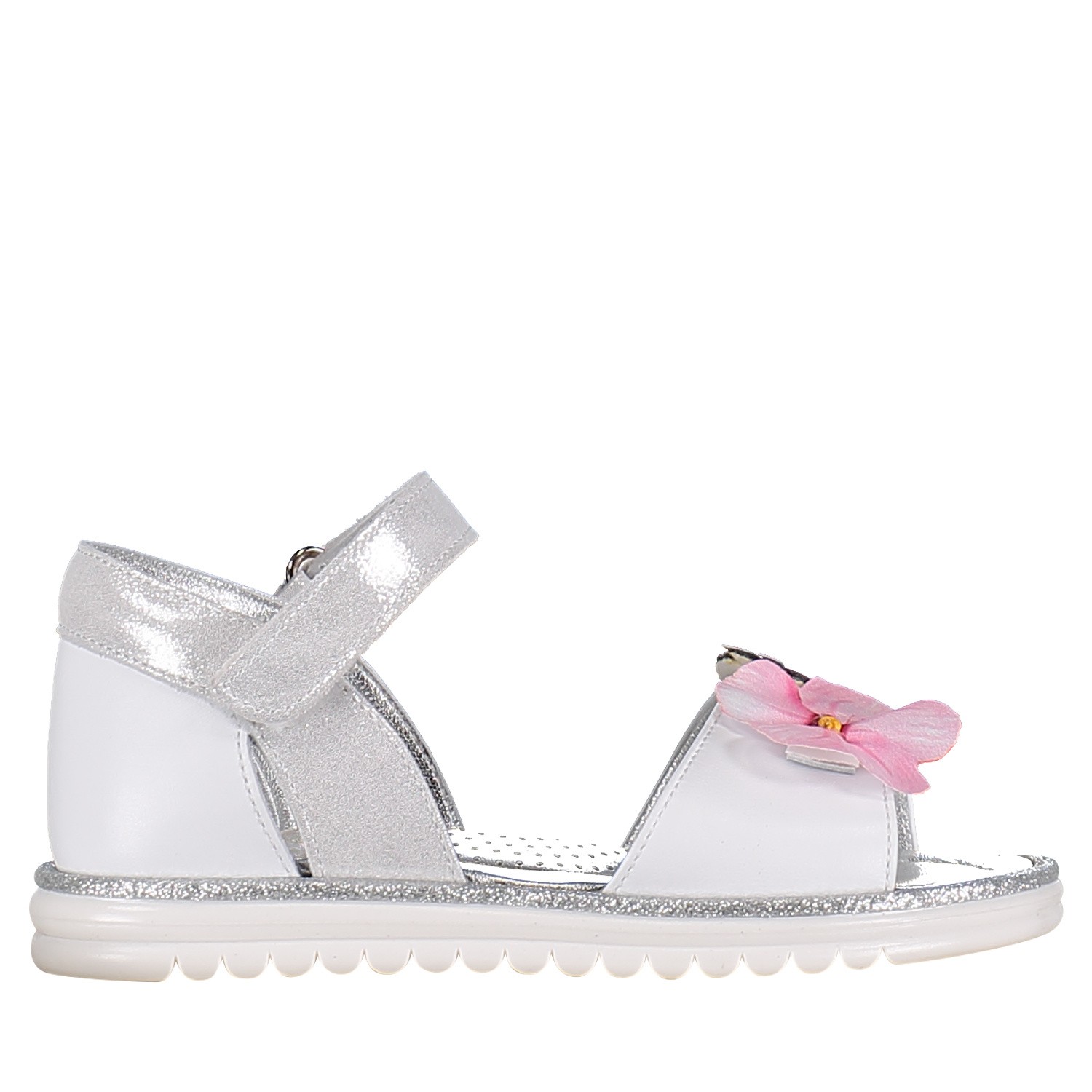 Monnalisa 833030 Kindersandalen Zilver monnalisa kopen in de aanbieding