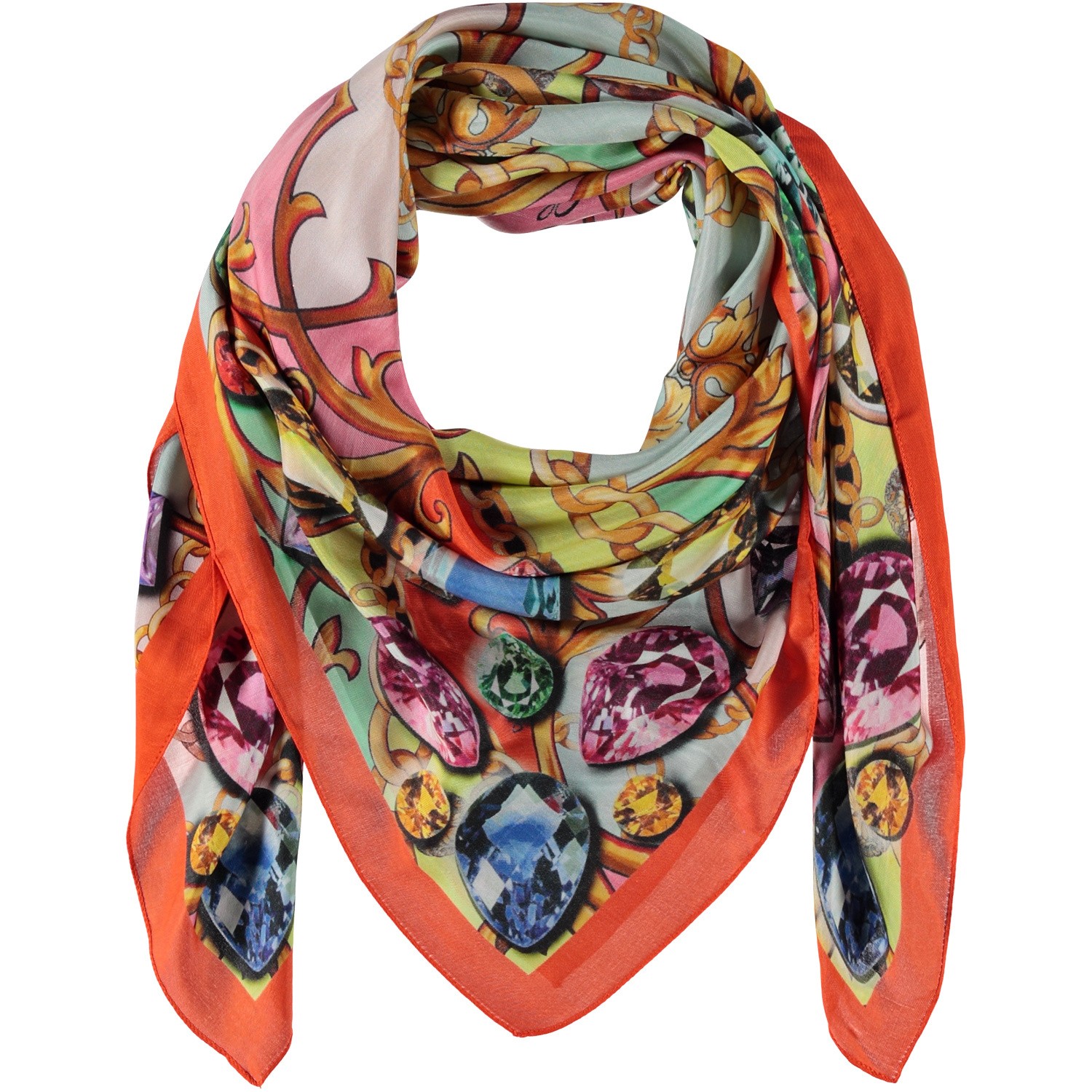 Guess Aw8097Sil20 Dames Sjaal Oranje guess kopen in de aanbieding