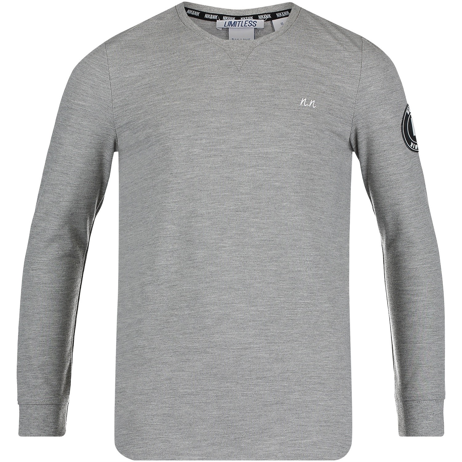 Nik En B8545 Kinder T Shirt Licht Grijs nik en nik kopen in de aanbieding