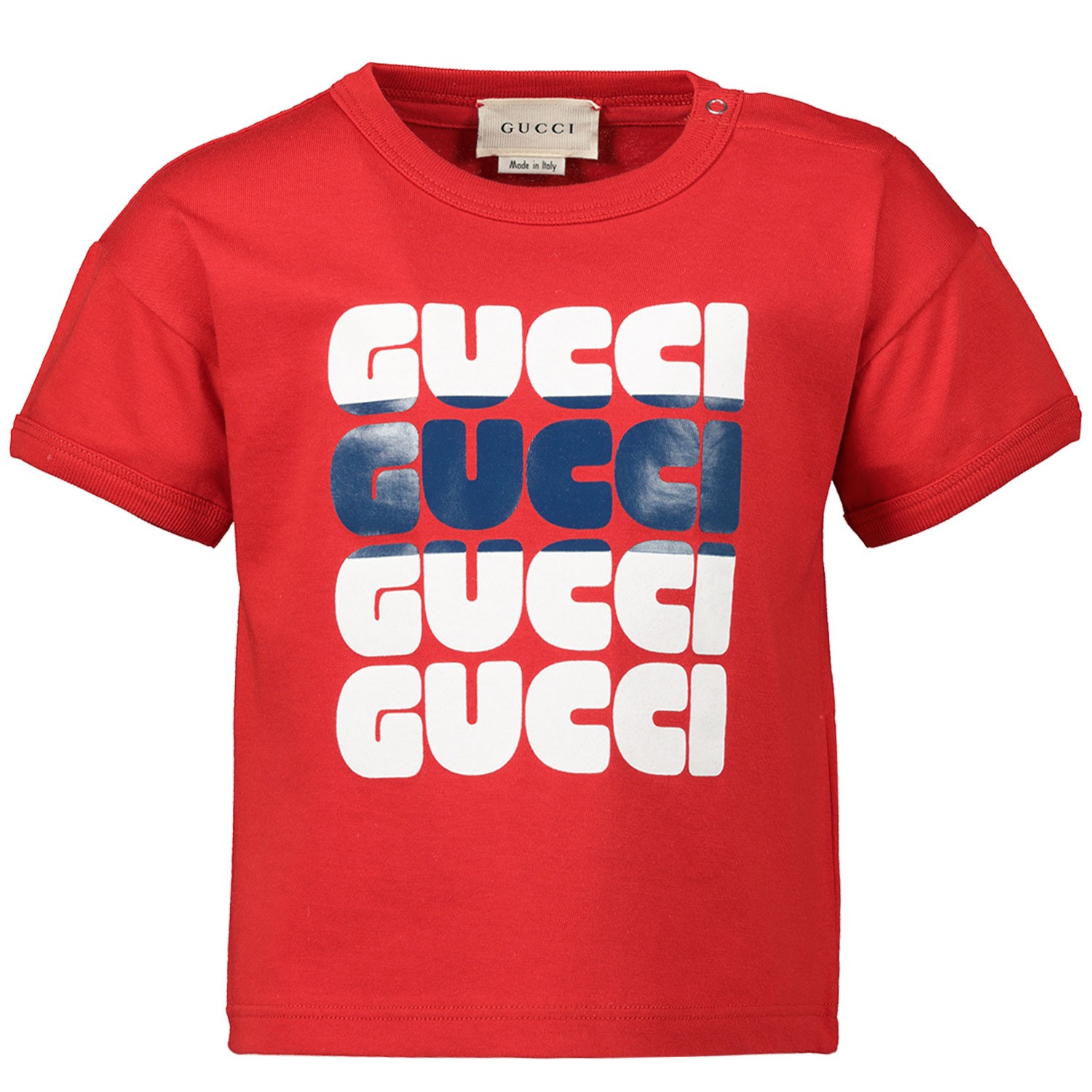 Gucci 548140 Baby T Shirt Rood gucci kopen in de aanbieding
