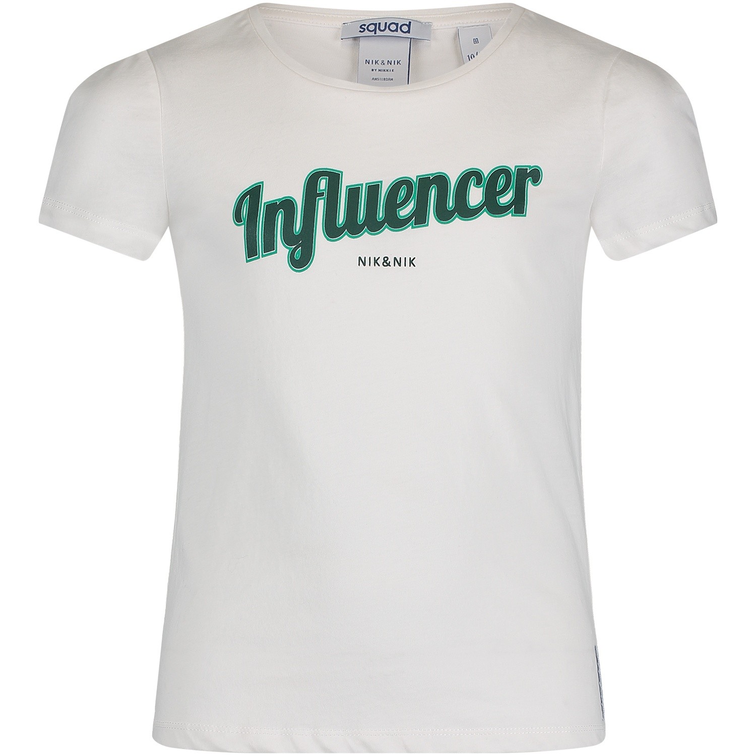 Nik En G8485 Kinder T Shirt Wit nik en nik kopen in de aanbieding