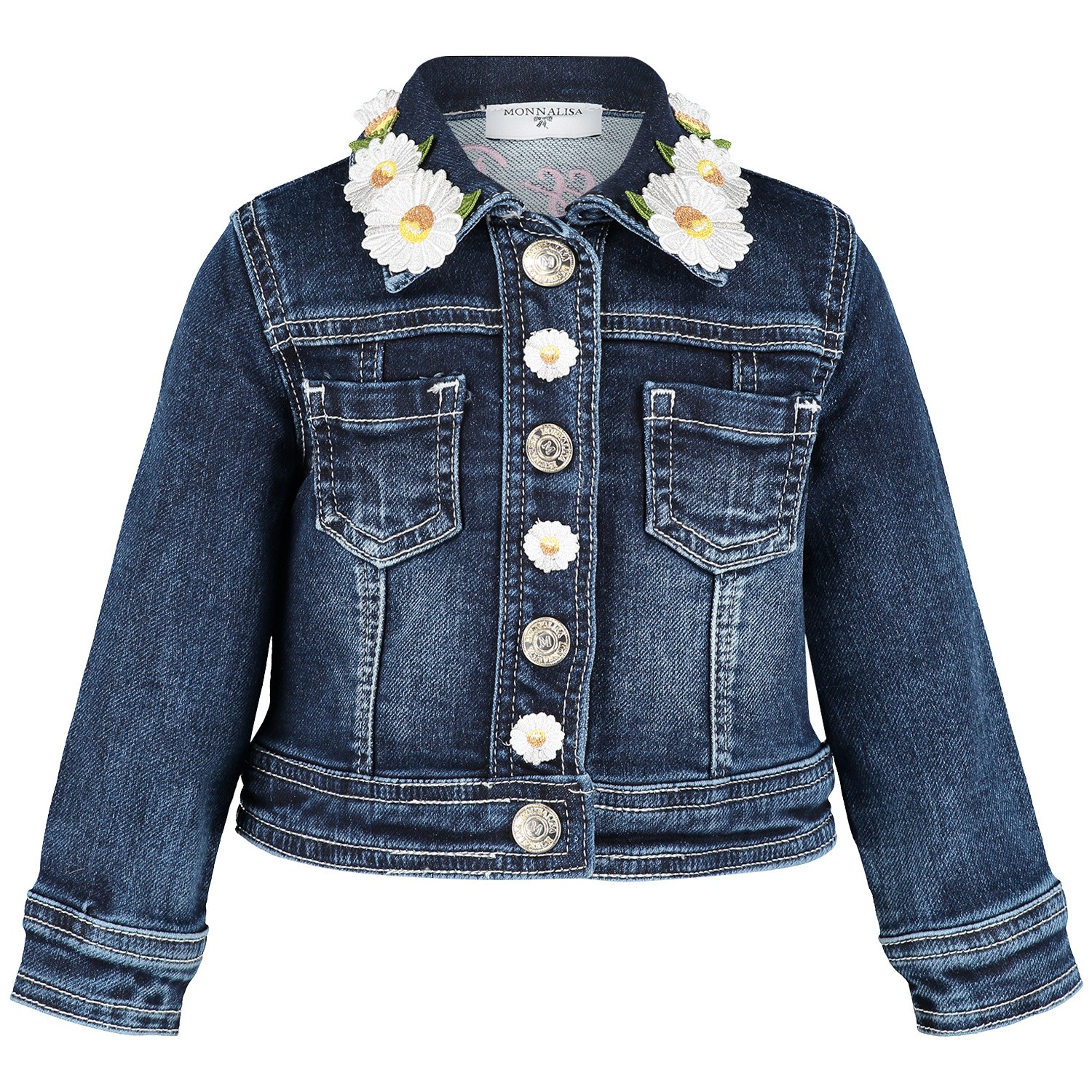 Monnalisa 393100R4 Babyjas Jeans monnalisa kopen in de aanbieding