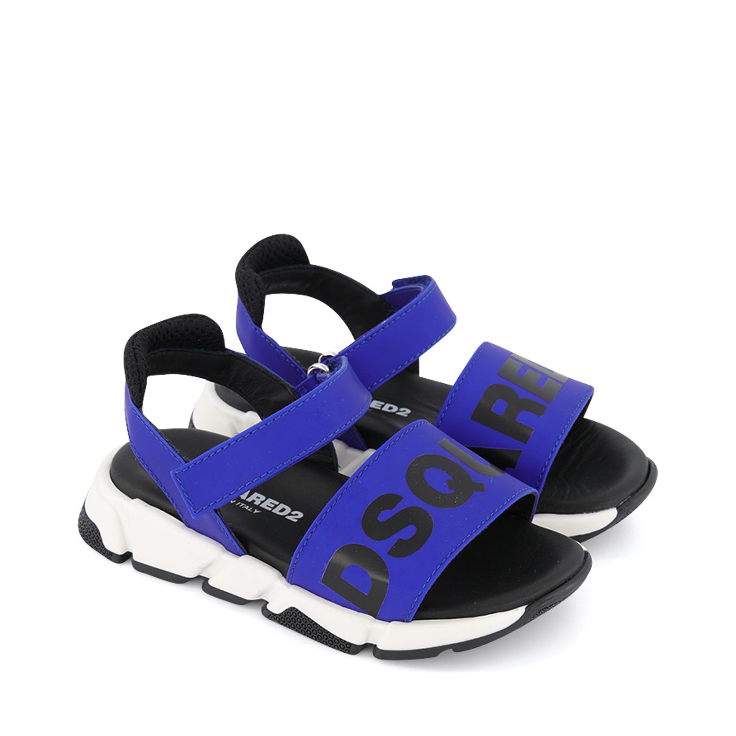 Dsquared2 63497 unisex kindersandalen cobalt blauw bij Coccinelle