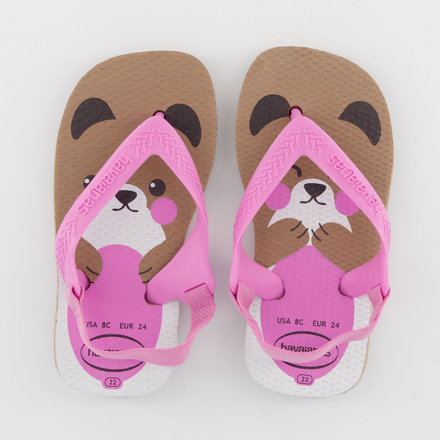 Havaianas 4137063 Kinderslippers Licht Roze havaianas kopen in de aanbieding